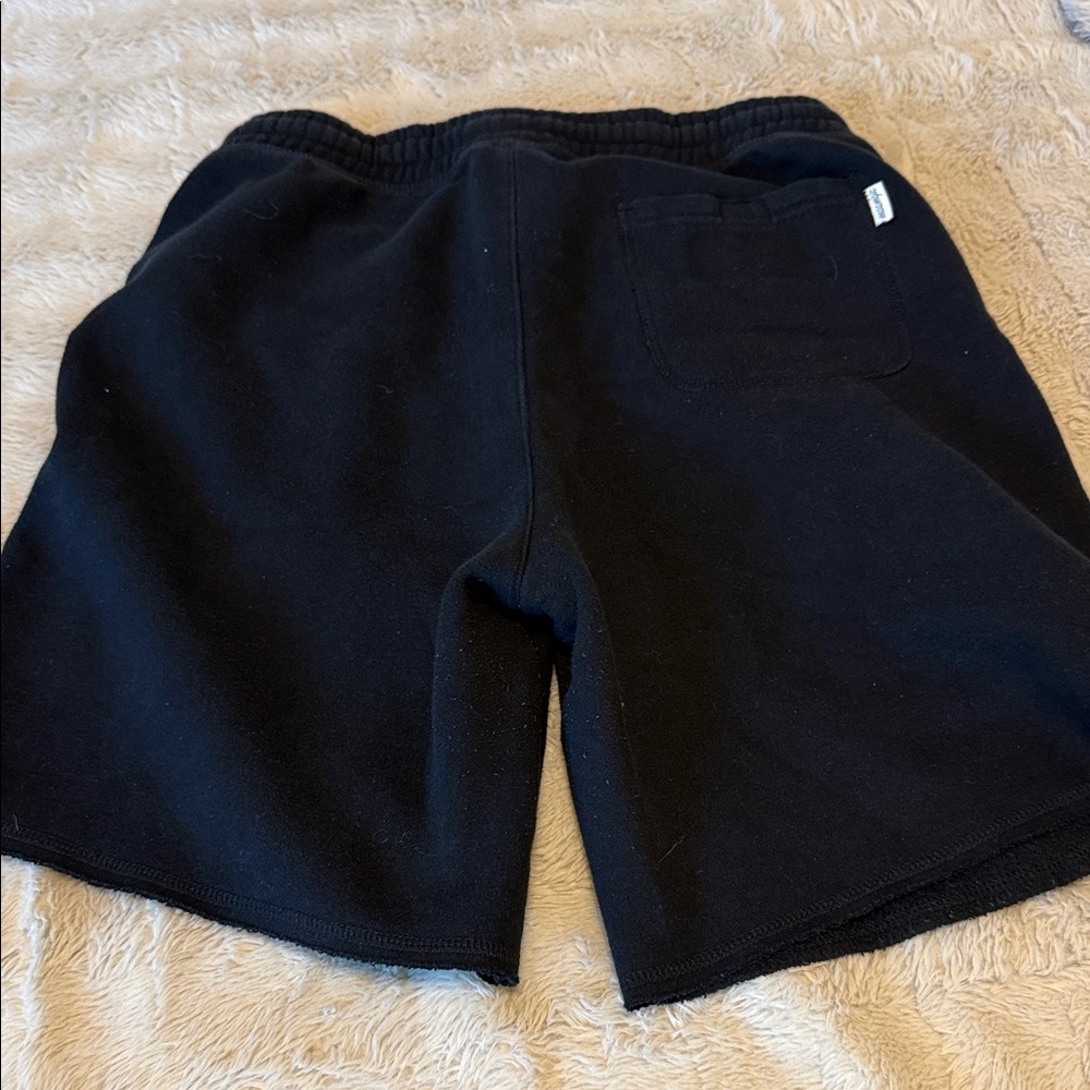 Men's Black Athletic Shorts with Logo - Picture 4 of 4